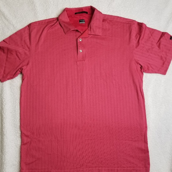 nike golf polo red